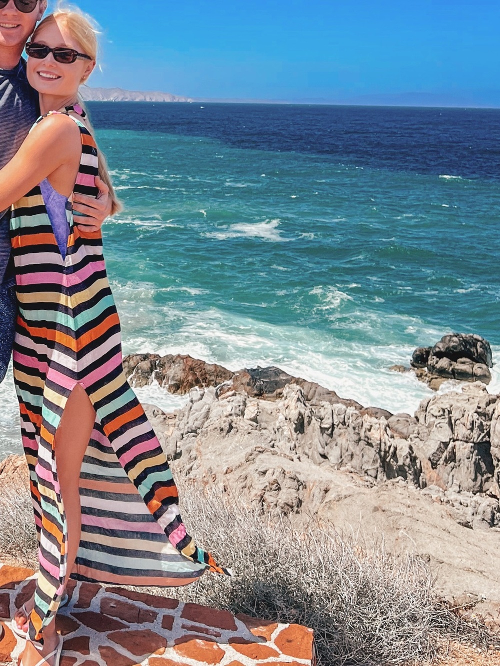 Lovers + Friends Striped Maxi Dress